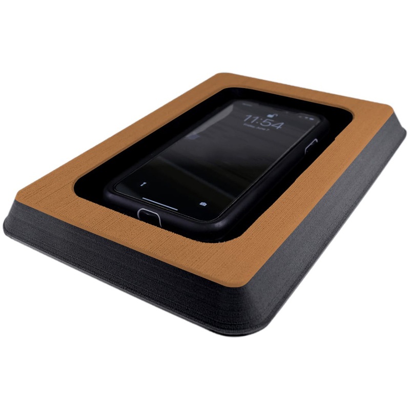 SeaDek Single Cell Phone Dash Pocket  Mocha/Black  Boat Box