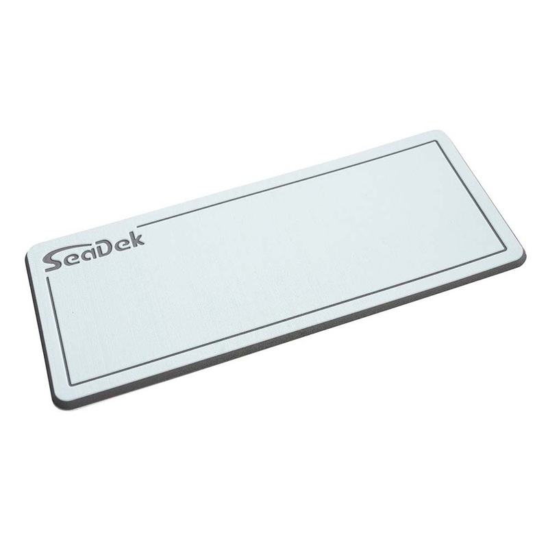 SeaDek Small Helm Pad  Caribbean Blue/Storm Grey  Boat Box