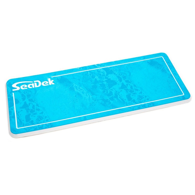 SeaDek Small Realtree Helm Pad  Bahama Blue/White WAV3 Pattern  Boat Box