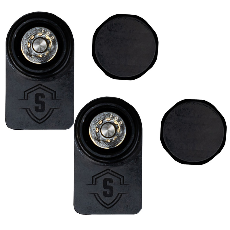 Secure Outdoors Elite Lock  Dual  Universal  Black  Boat Box