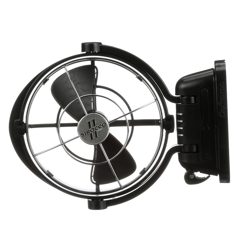 SEEKR by Caframo Sirocco II Elite Fan  Black  Boat Box