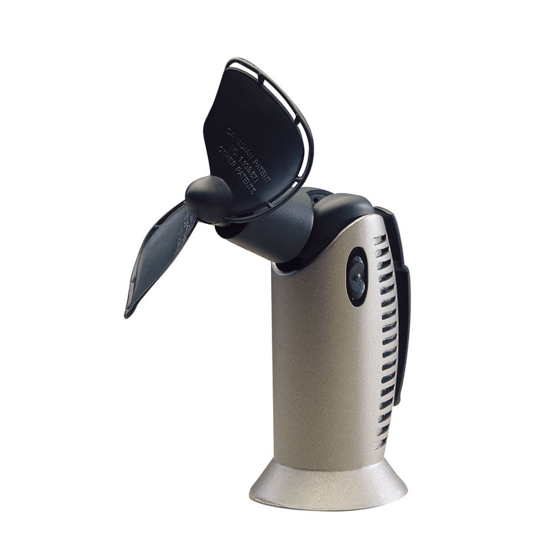 SEEKR by Caframo Tiny Tornado II 827 4.5 Handheld 1-Speed Fan  Black  Boat Box