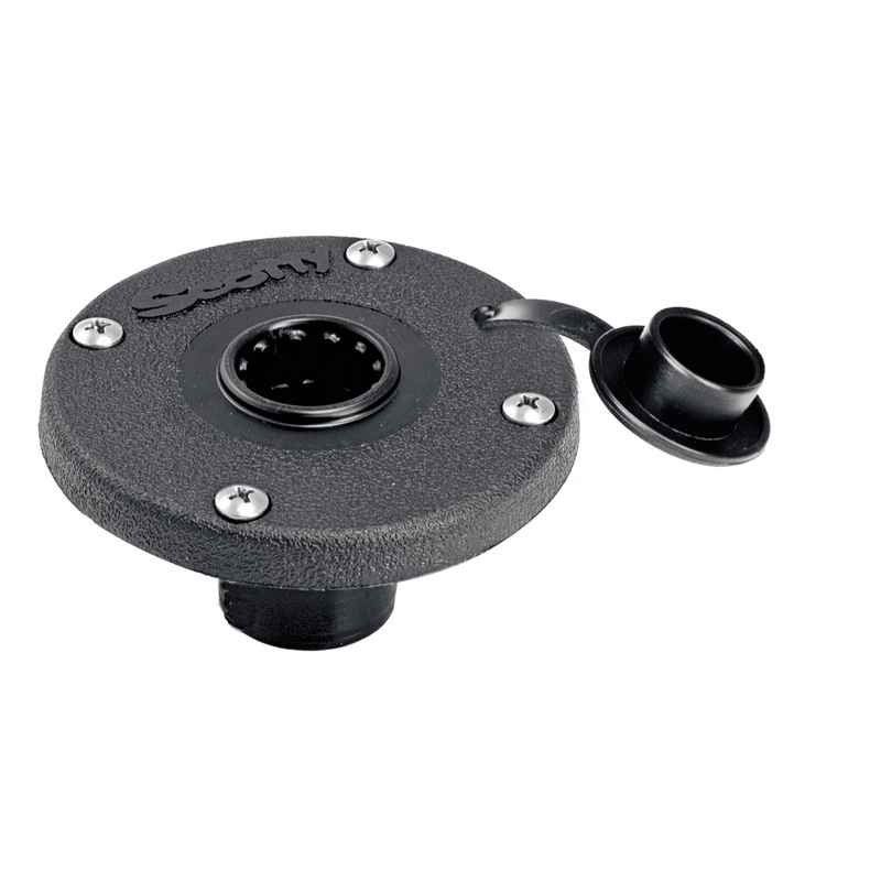Scotty 344 Round Flush Deck Mount  Boat Box
