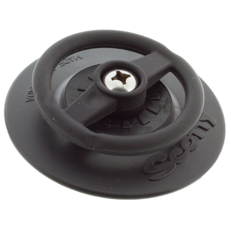 Scotty 443 D-Ring w/3 Stick-On Accessory Mount  Boat Box