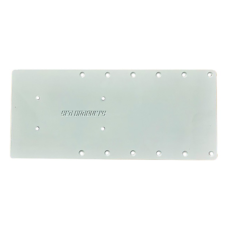Sea Brackets 16 Straight Trolling Motor Plate f/Garmins Kraken  Boat Box