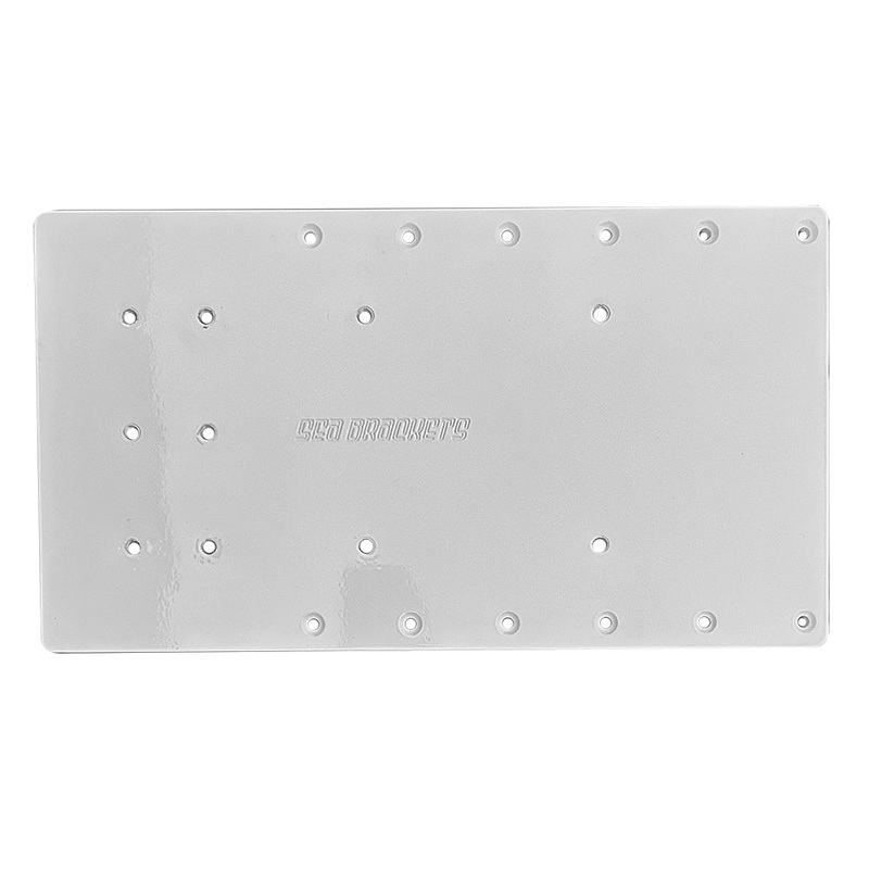 Sea Brackets 18 Straight Trolling Motor Plate f/Minn Kotas Quest  Boat Box