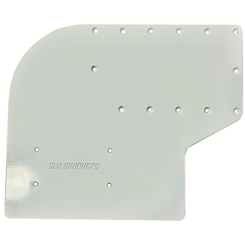 Sea Brackets Large Offset Trolling Motor Plate f/Garmins Kraken  Boat Box