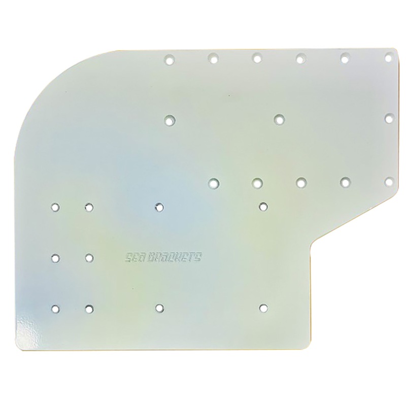 Sea Brackets Large Offset Trolling Motor Plate f/Minn Kotas Quest  Boat Box