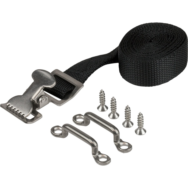 Sea-Dog Gas Tank Strap  Nylon Webbing/304 Stainless Steel  72  Boat Box