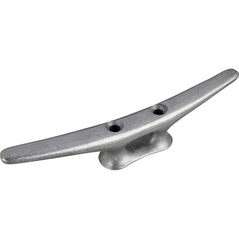 Sea-Dog Open Base Cleat  Flat Head  10  Die Cast Aluminum  Boat Box
