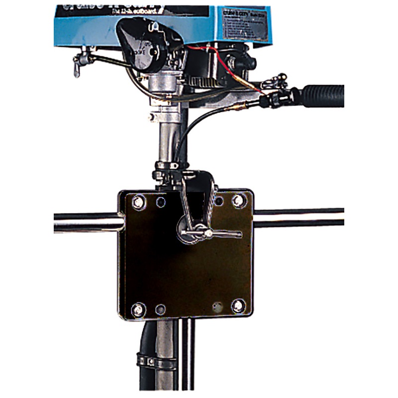 Sea-Dog Poly Rail Mount Motor Bracket  Black  Boat Box