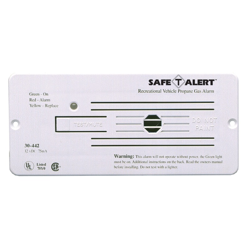 Safe-T-Alert 30 Series 12V RV Propane Alarm  White  Boat Box