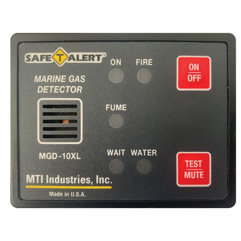 Safe-T-Alert Gas Vapor Alarm Fume, Fire, Bilge Water  Black Surface Mount  Boat Box