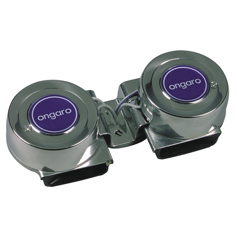 Schmitt Marine Ongaro Mini Compact Twin Horn  12V  Boat Box