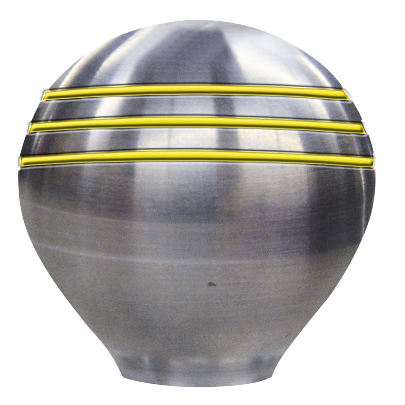 Schmitt Marine Throttle Knob  1-1/2  Gold Grooves  Boat Box