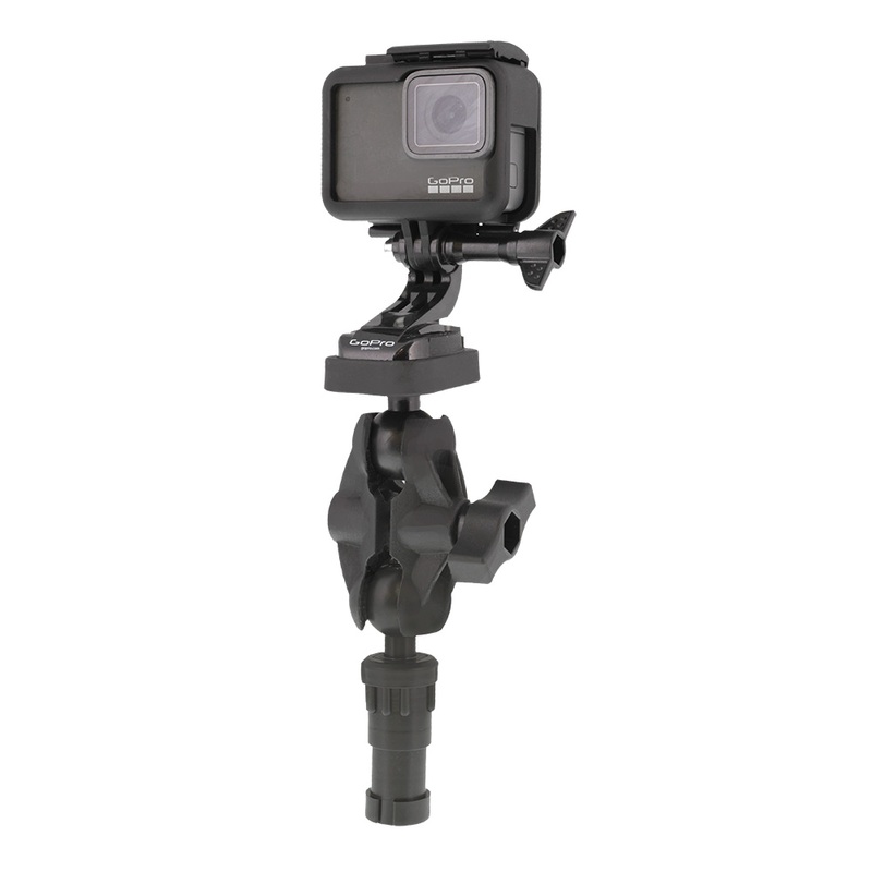 Scotty 0134 Action Camera Mount 2.0 w/Post, Track & Rail Mounts  Boat Box