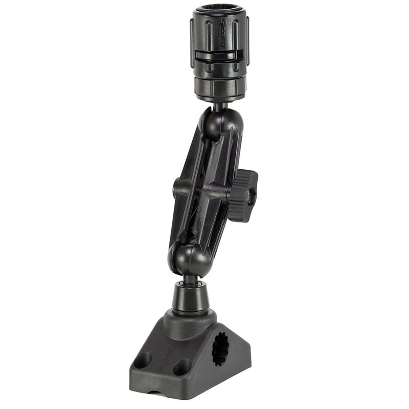 Scotty 152 Ball Mounting System w/Gear-Head Adapter, Post & Combination Side/Deck Mount  Boat Box