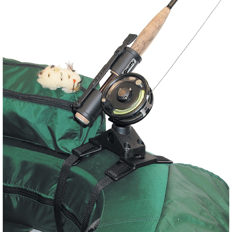 Scotty 267 Fly Rod Holder w/266 Float Tube Mount  Boat Box