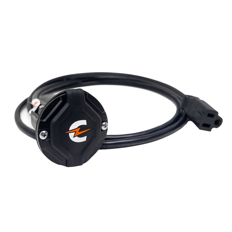 Power-Pole Charge Plug Port w/12 ft. AC Extension  Boat Box