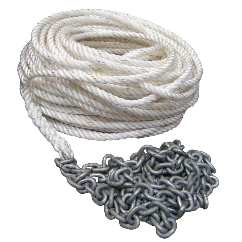Powerwinch 200 of 5/8 Rope 15 of 5/16 HT Chain Rode  Boat Box