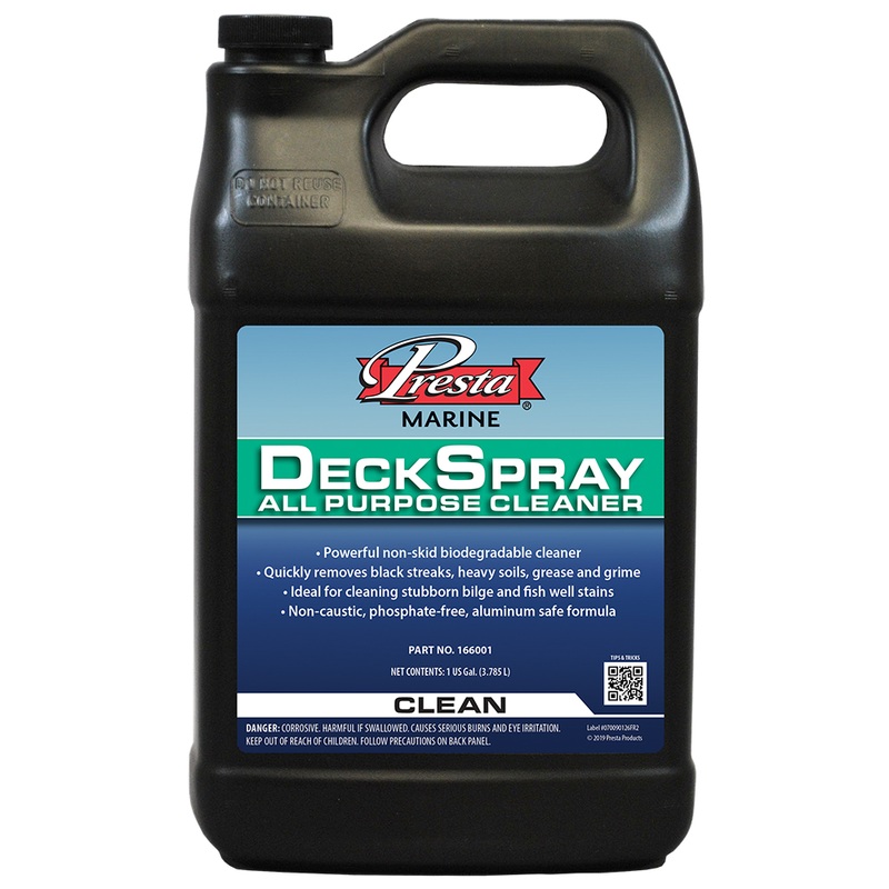 Presta Deck Spray All Purpose Cleaner  1 Gallon  Boat Box