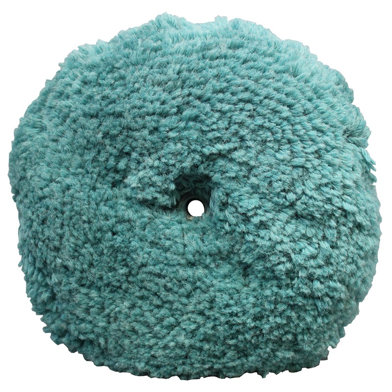Presta Green Double-Sided Wool Light Cutting/Polish Pad  9  Boat Box
