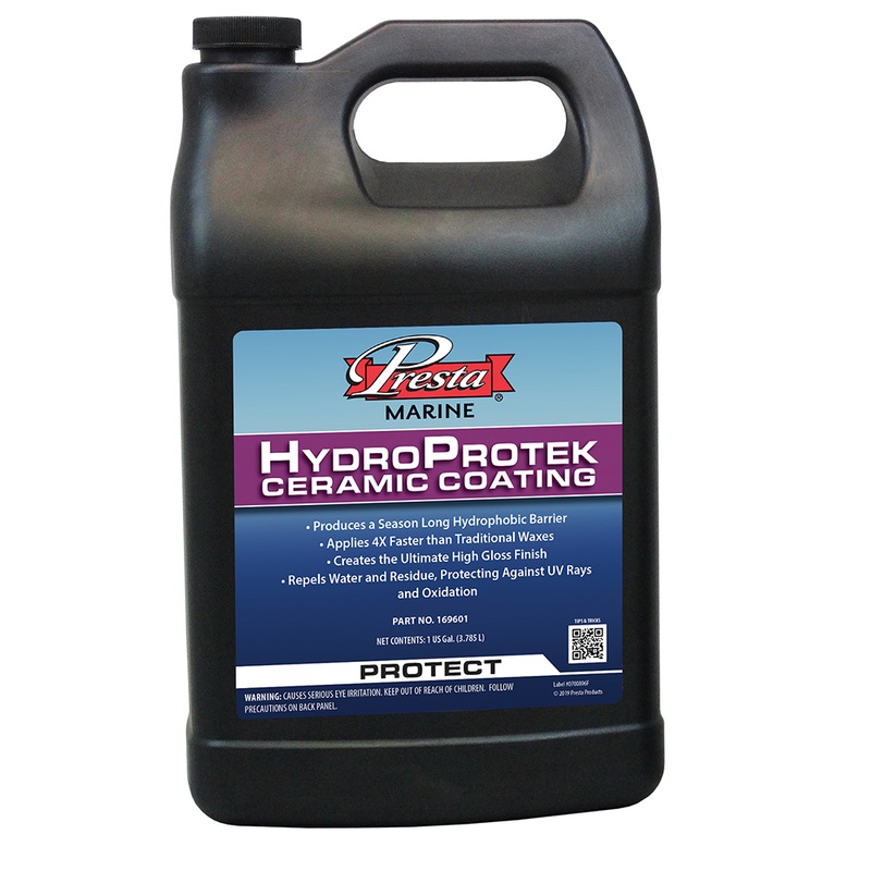 Presta Hydro Protek Ceramic Coating  1 Gallon  Boat Box