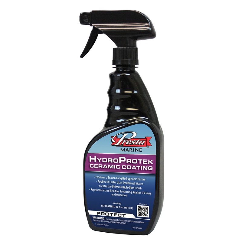 Presta Hydro Protek Ceramic Coating  22oz Spray  Boat Box