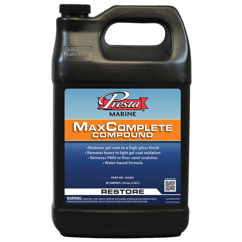 Presta MaxComplete Compound  1-Gallon  Boat Box