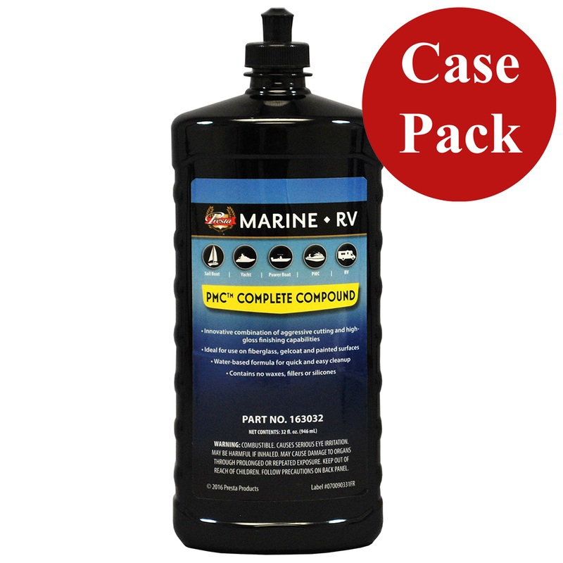 Presta MaxComplete Compound  32oz  *Case of 12*  Boat Box