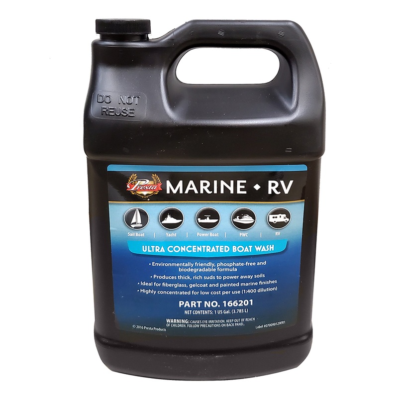 Presta Ultra Concentrated Boat Wash  1 Gallon  Boat Box