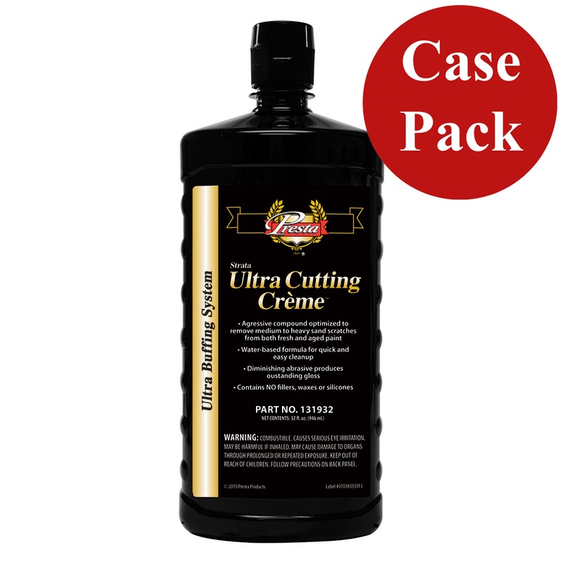 Presta Ultra Cutting Creme  32oz  *Case of 12*  Boat Box