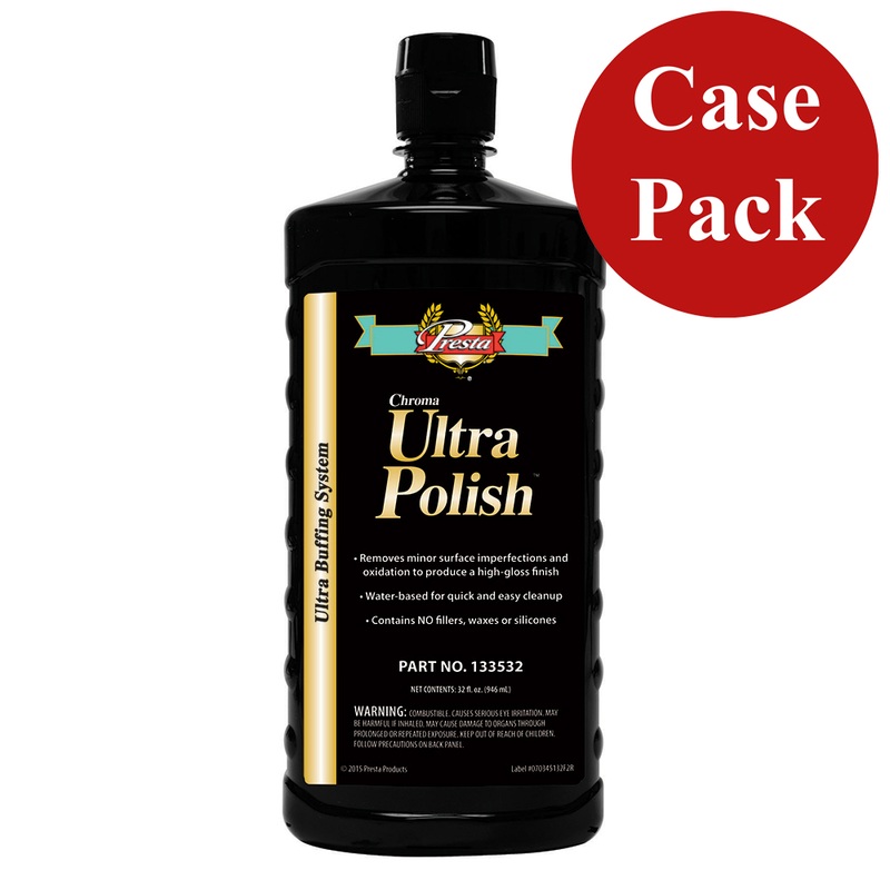Presta Ultra Polish (Chroma 1500)  32oz  *Case of 12*  Boat Box