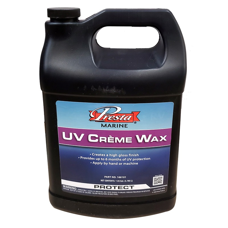 Presta UV Cream Wax  1 Gallon  Boat Box