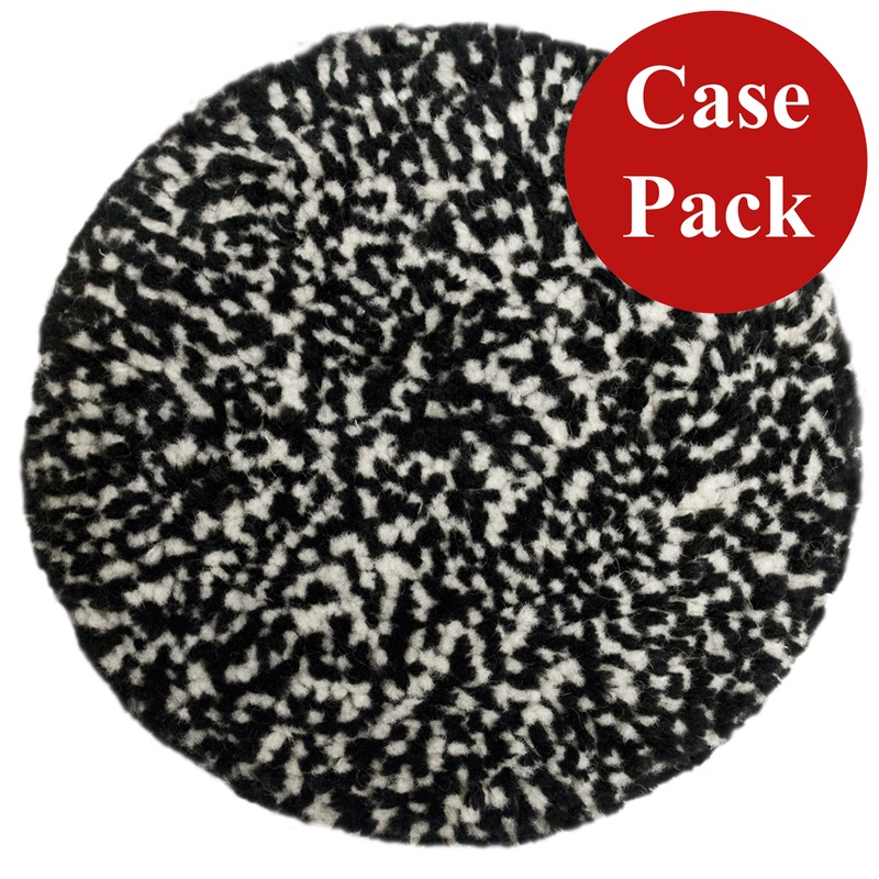 Presta Wool Compounding Pad  Black & White Heavy Cut  *Case of 12*  Boat Box