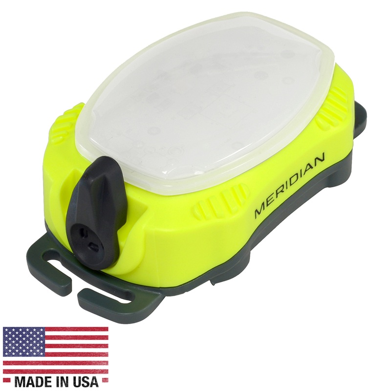 Princeton Tec Meridian Strobe / Beacon  Neon Yellow  Boat Box