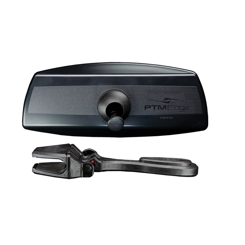 PTM Edge Mirror/Bracket Kit w/VR-100 PRO Mirror & CFR-200 (Black)  Boat Box