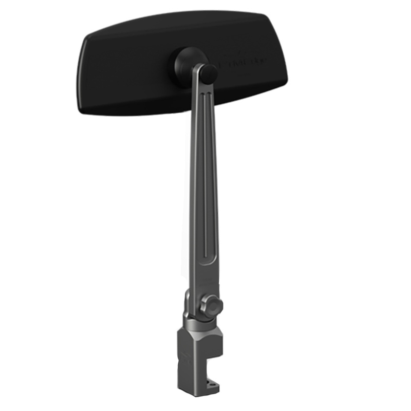 PTM Edge Pontoon Mirror/Bracket Kit w/VR-100 Pro & PCX-200 (Titanium Grey)  Boat Box