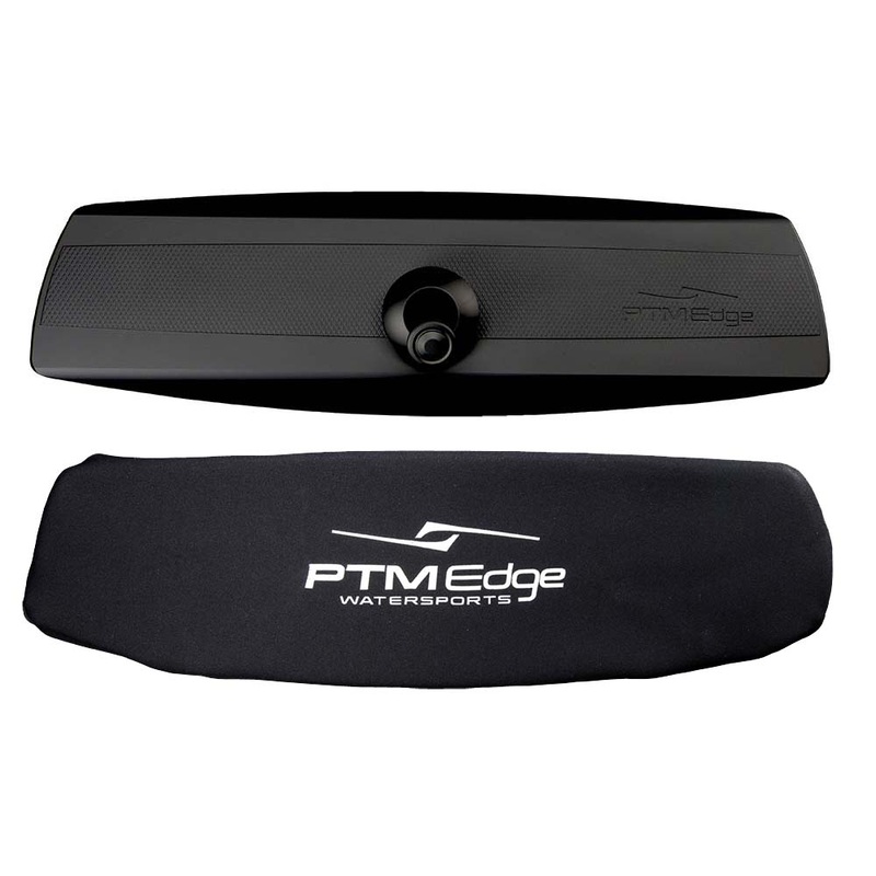 PTM Edge VR-140 Elite Mirror & Cover Combo  Black  Boat Box