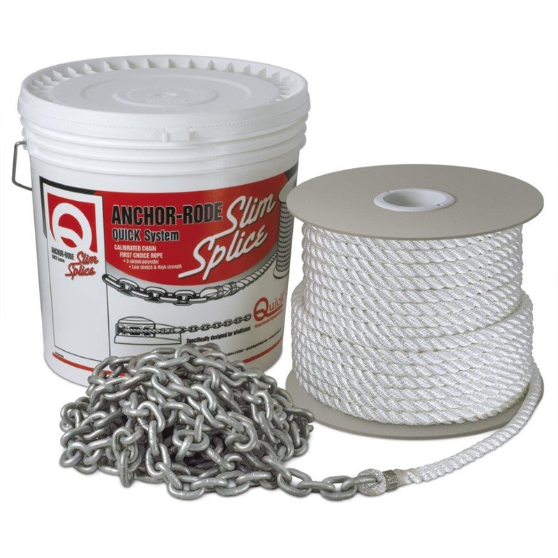 Quick Anchor Rode 20 of 10mm Chain and 200 of  Rope  Boat Box