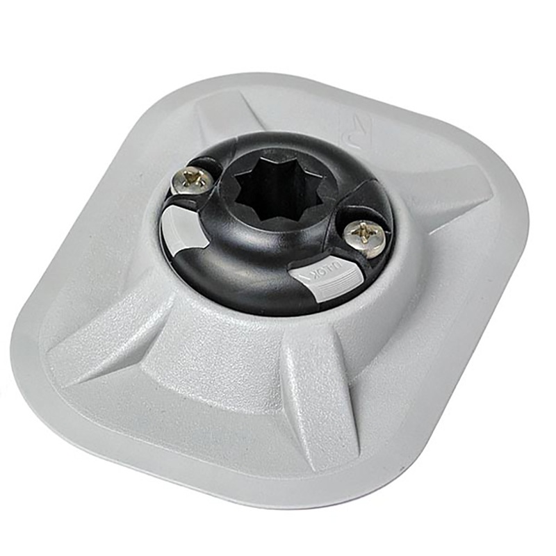RAILBLAZA RibPort Base w/3M Backing  Grey  Boat Box