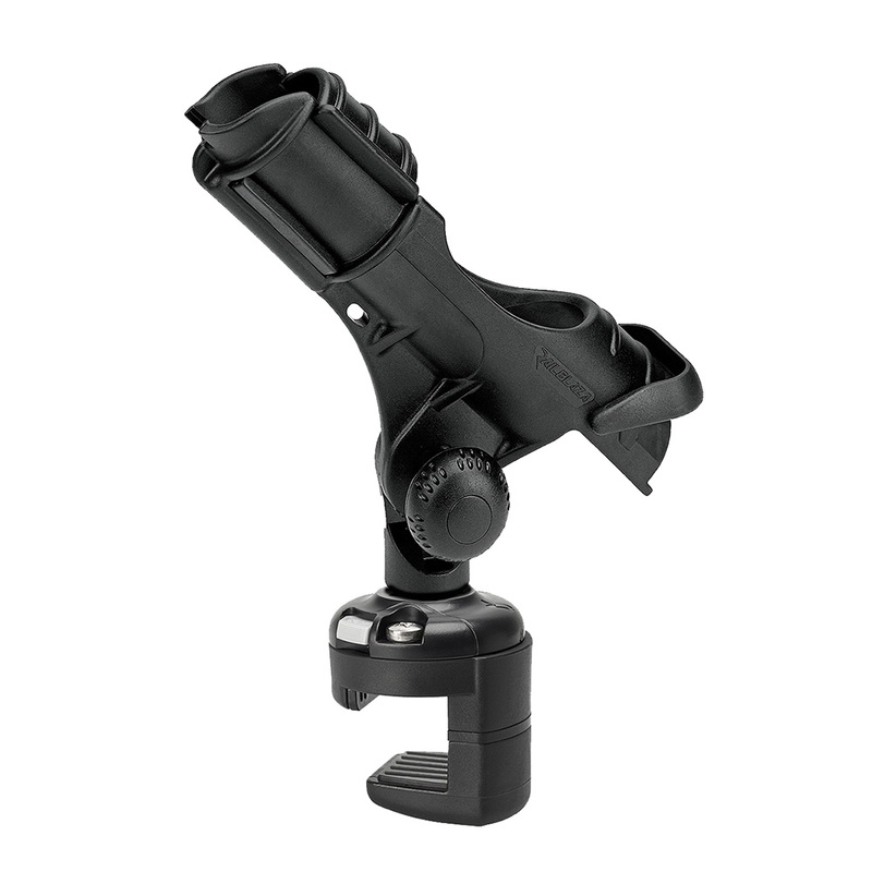 RAILBLAZA Rod Holder II w/Pontoon Boat Railmount Combo  Boat Box