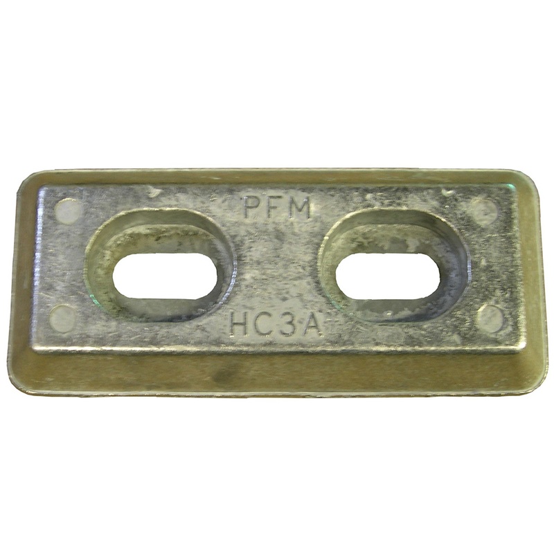 Performance Metals HC3A Hull Anode  Aluminum  Boat Box