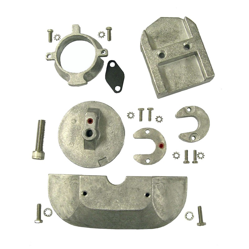 Performance Metals Mercruiser Alpha 1 Gen 2 Complete Anode Kit  Aluminum  Boat Box