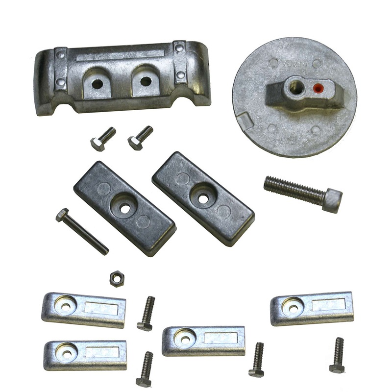 Performance Metals Mercury Verado 6 Complete Anode Kit  Aluminum  Boat Box