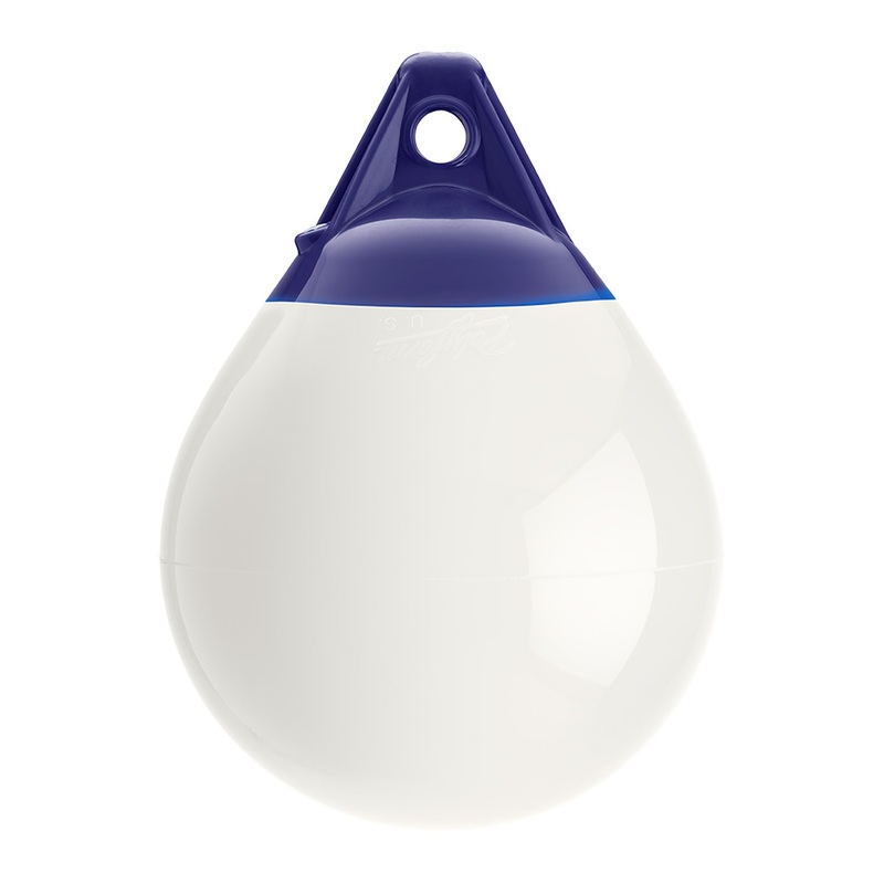 Polyform A-Series A-0 Buoy 8 Diameter  White  Boat Box