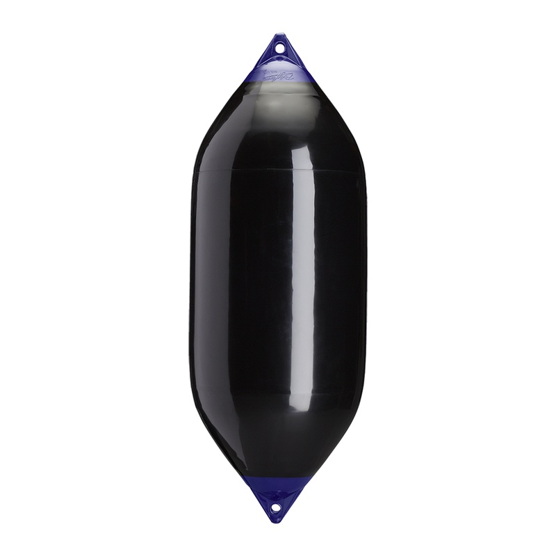 Polyform F-11 Twin Eye Fender 21.2 x 57.5  Black  Boat Box
