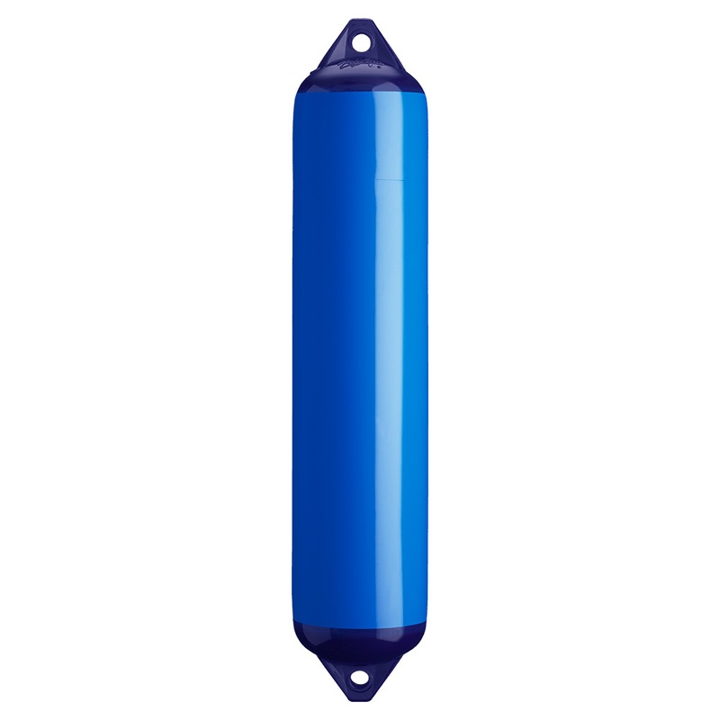 Polyform F-4 Twin Eye Fender 8.5 x 40.5  Blue  Boat Box
