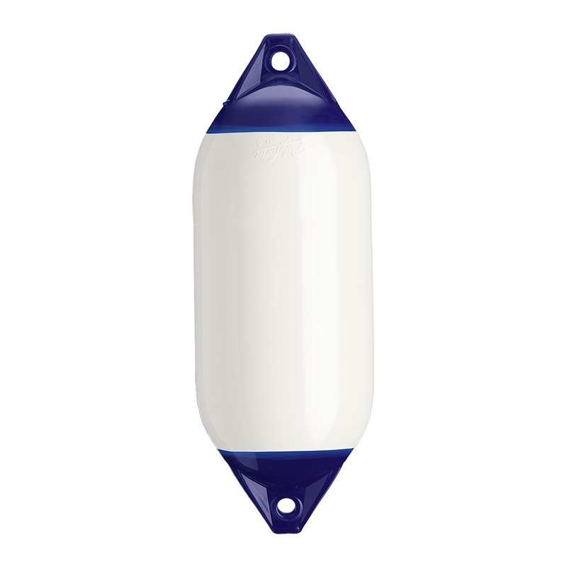 Polyform F-5 Twin Eye Fender 11 x 30  White  Boat Box