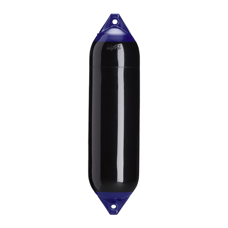 Polyform F-6 Twin Eye Fender 11 x 42  Black  Boat Box